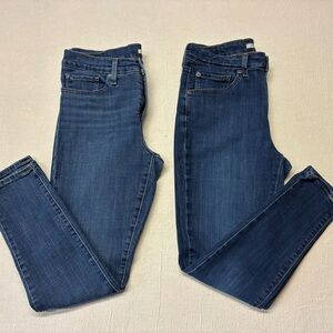 Lot of 2,  Levi's Women's 311 Shaping Skinny, 721 high rise Skinny Jeans